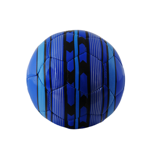 Taille personnalisée 5 Bleu TPU Football Ball PU et PVC Machine cousu en caoutchouc pour l'entraînement sportif et l'utilisation de Match imprimé Logo Football - Product Image 6