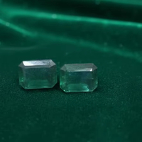 Esmeralda Natural de Zambia, Corte Esmeralda, Calidad AAA, Excelente Brillo, Color Verde, Piedra de Esmeralda Perfecta H.A. Marca Gems para la Fabricación de Joyas