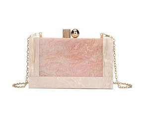 Unique Modern Stylish Multi-Purpose Resin <b>Women's</b> Clutch Purse Handbags Fashionable Evening <b>Bag</b> <b>for</b> Parties and Weddings Carry - Product Image 6