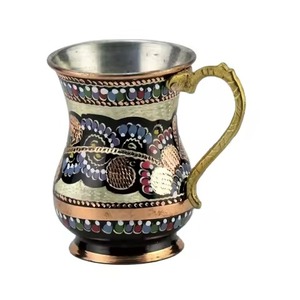 Taza de cobre dorado de alta calidad, perfecta para regalar casas sofisticadas y uso lujoso diario - Product Image 4