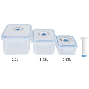 Ensemble <span class=keywords><strong>de</strong></span> 3 boîtes <span class=keywords><strong>de</strong></span> rangement hermétiques <span class=keywords><strong>de</strong></span> <span class=keywords><strong>petite</strong></span> <span class=keywords><strong>taille</strong></span> pour la cuisine avec enregistreur <span class=keywords><strong>de</strong></span> date - Product Image 1