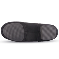 Bottes de jazz en toile BAIFA pour hommes et femmes, tige élastique, cuir véritable, semelle fendue, doublure en coton, entraînement de ballet professionnel