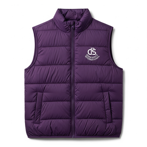 Gilet matelassé en toile décontracté pour homme, sans manches, col rond, fermeture éclair, respirant, vêtement d'extérieur d'hiver à bas prix - Product Image 3