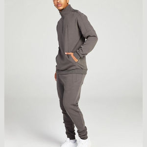 Survêtement décontracté d'hiver personnalisé 2025, 100% polyester, poids lourd, coupe régulière, jogging, survêtement en molleton, logo personnalisé, unisexe - Product Image 2