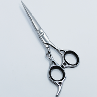 Ciseaux de barbier professionnels de haute qualité en acier J2 avec finition polie, logo personnalisé, pour la beauté et les soins personnels
