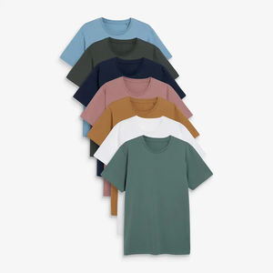 T-shirts d'été imprimés pour hommes en tissu sergé 100 % polyester à col montant, coupe ample, design professionnel, dernière collection 2026 - Product Image 4