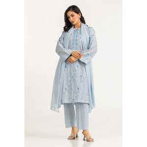 Conjunto de Traje Bordado de 3 Piezas para Mujer IUSTKSD-2081 - Product Image 2