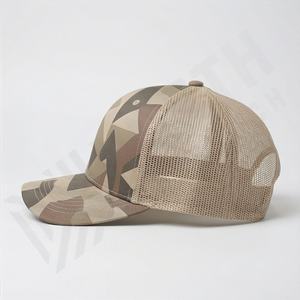 Gorro de Camionero Unisex de Invierno Ecológico de Alta Calidad, Malla Trasera, 5 Paneles, Diseño a Cuadros, Gorra de Béisbol con Bordado Personalizado, Resistente - Product Image 3