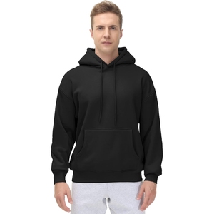 Pulls à capuche à manches longues Sweats à capuche unis en molleton de coton personnalisés pour hommes Meilleur produit fabriqué au Pakistan Sweats à capuche pour hommes - Product Image 2