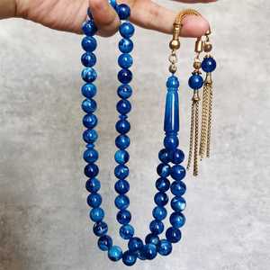 Tasbih Alami Gaya Religius Muslim, Butir Doa Kehribar, Terbuat Dari Resin ALLIANCE CRAFT AC-NAA160