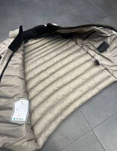 Chaleco acolchado de lana informal de talla grande para hombre, chaleco a prueba de viento, cómodo y elegante, relleno de Micro Gel, cuello en V, temporada de invierno - Product Image 3