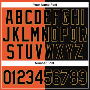 Sweat-shirts à capuche sportifs en gros de haute qualité avec logo et design personnalisés, orange, noir, or vieilli, motif 3D pour hommes et femmes - Product Image 4