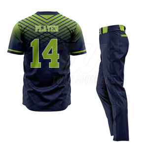 Uniforme de béisbol más vendido de contraste de color Uniforme de béisbol de equipo de fabricación profesional - Product Image 2