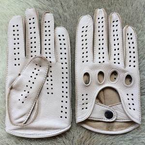 Guantes de piel de venado para hombre hechos a medida de nueva moda al por mayor suaves y transpirables para conducir en invierno logotipo estampado cómodo - Product Image 5
