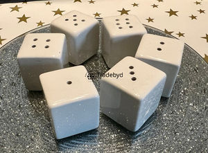 Juego de Dados Poliédricos de Lujo de Hueso Natural Moldeado, 7 Piezas, Ecológico y Duradero para Juegos de Rol y de Mesa Tradebyd - Product Image 3