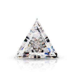 Diamantes CVD cultivados en laboratorio con forma trillón de 2ct y 3ct, color verde real, certificados por IGI, claridad VVS1, disponibles al por mayor para joyería. - Product Image 2