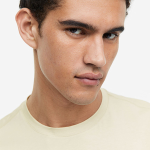 Chemise en tissu de coton polyester avec logo imprimable de marque propre personnalisée T-Shirt homme surdimensionné - Product Image 2