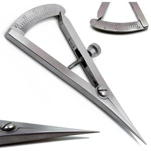 Pied à coulisse Castroviejo 7cm 20mm 0 à 20mm droit manuel ophtalmologie Instruments haut de gamme - Product Image 1