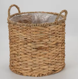 Cesta de jacinto de agua Vietnam hecho a mano decorativo duradero ecológico almacenamiento Natural para ropa diaria artículos diversos - Product Image 1