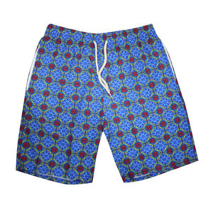 Usine directe de haute qualité 100% Polyester hommes décontracté Shorts de plage séchage rapide Sublimation impression tricoté court taille personnalisée - Product Image 1