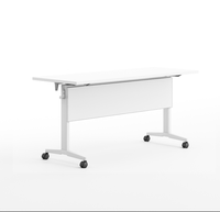 Tables de conférence et de formation pliantes en bois multifonctionnelles avec conception de raccordement combiné, durables pour le bureau