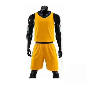 Tenues de basket-ball pour hommes sur mesure de haute qualité, ensembles de tailles plus grandes, imprimés, respirants, séchage rapide, légers, 100% polyester, sport - Product Image 1