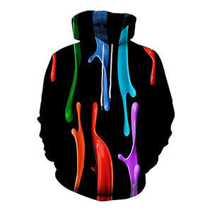 Sweat à capuche d'impression par sublimation bon marché de qualité supérieure portant un pull en coton polyester vêtements décontractés pull d'hiver poche avant - Product Image 1