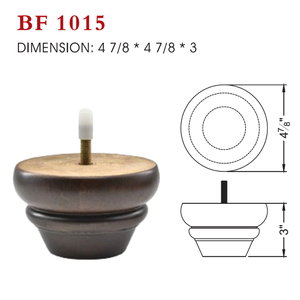 Vintage Turned Wooden Furniture Leg Two Tone Finish Solid Wood <b>Sofa</b> Table <b>Bed</b> Leg OEM Custom Manufacturer Factory - Product Image 6