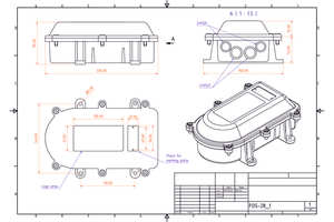 Caja de fibra óptica para exteriores FOS-28 - Product Image 3