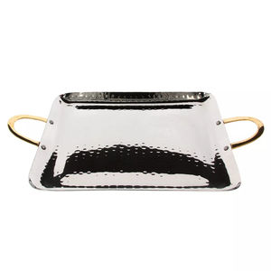 โต๊ะรับประทานอาหารขนาดเล็กดีไซน์ลายดอกไม้สีทองคลาสสิกเป็นมิตรกับสิ่งแวดล้อม - Product Image 2