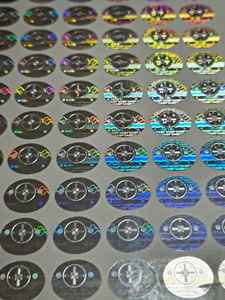 Étiquettes adhésives de sécurité holographiques à haute visibilité Digitech Label, série P4, détection d'image sécurisée, emballage efficace - Product Image 2