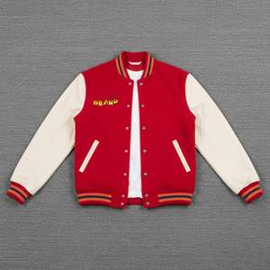 Vestes de baseball en satin personnalisées de qualité supérieure, vestes bomber Starter Rider avec style brodé pour un usage décontracté en hiver - Product Image 3