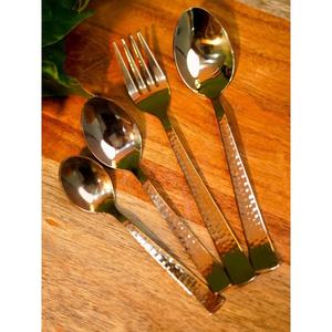 Tenedor y cuchara de diseñador más vendido, cuchillo pulido mate plateado de acero inoxidable, tenedor, cuchara, mango largo, lujo moderno - Product Image 4