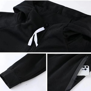 Custom OEM Running Sports Custom Blank Logo Fit Sweatsuit 2 Piezas Set Pantalones de chándal Joggers Cremallera completa chándales para los hombres - Product Image 6