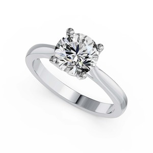 Anillo de Diamante Cultivado en Laboratorio de Oro Blanco de 9K de Calidad Superior para Mujer, 1.85ct, Corte Brillante, Lujo, Certificado IGI, Diseño Único, Personalizable - Product Image 1