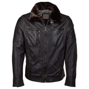 Chaqueta de Invierno para Hombre 2025, Diseño de Primera Calidad, con Capucha y Revestimiento de Cuero, Logotipo Personalizado, Resistente al Viento, Transpirable, Venta Directa de Fábrica - Product Image 1
