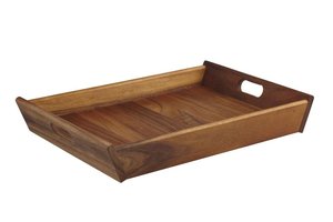 Offre Spéciale 2024 plateau de service en bois vaisselle rectangulaire plateau de service alimentaire fête alimentaire bois luxe plateau de service pour hôtel et mariage - Product Image 2