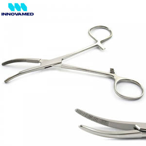 Pince hémostatique chirurgicale Innovamed 5.5 ''pince à artère matériau en acier pince à moustiques à dents incurvées Source d'alimentation manuelle - Product Image 2