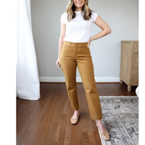 Ropa de Talla Grande para Mujer, Pantalones Chinos y Pantalones de Vestir a Bajo Precio, Diseño Personalizado, Pantalones Chinos de Color Sólido para Mujer de BD - Product Image 5