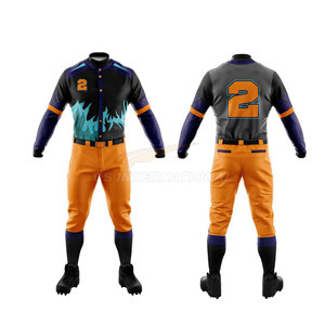 Uniforme de Béisbol de Malla Transpirable y Ligero, Personalizado con Impresión por Transferencia de Calor, Ropa Deportiva de Equipo de Alta Calidad, Servicio OEM ODM - Product Image 2