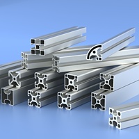 Profilé en aluminium extrudé standard européen 4040 4080 à fente en T, noir, polyvalent et durable pour tous vos travaux de construction et de design