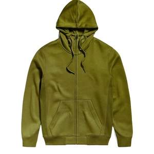 Winter Cotton Blended Men Full Zip Up Hoodie High Quality Custom Made OEM Latest Wholesale Pullover Streetwear Hoodie - Product Image 6
