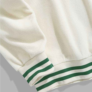 Haute qualité 100% coton hommes épais chaud hiver basiques sweats motif personnalisé tricot hommes chandails sweats - Product Image 3