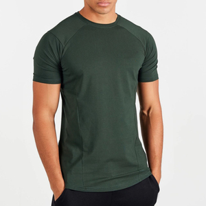 Nueva Camiseta de algodón con logotipo personalizado de alta calidad para hombre, camiseta de entrenamiento en blanco para gimnasio, camiseta ajustada para hombre - Product Image 1