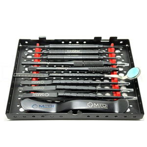MEDICAB Juego Básico de Instrumentos Dentales de Acero para Microcirugía Oral, Kit para Cirugía Periodontal, Taladro Dental Manual, Certificado CE - Product Image 6