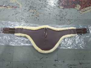 Sangle de selle cheval en cuir avec peau de mouton originale - Product Image 6