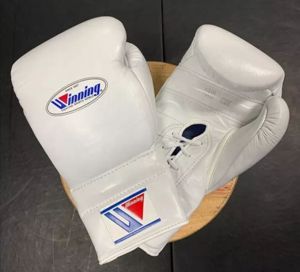 Professional Factory Manufacturing White Winning Boxing Set Genuine Leather Original Pattern Sparring Set Boxing <b>Equipments</b> - Product Image 2