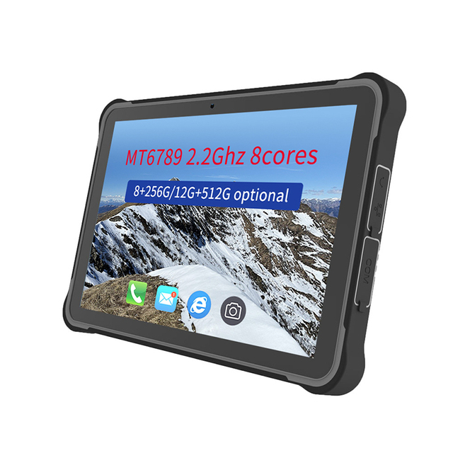 Factory New Arrived 10.1inch Rugged Android Tablet Pc Industrial Tablet 8G 256G Rom 4G Lte NFC Front Industrial Android Tablet
