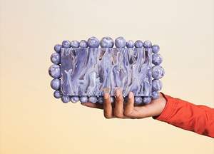 EPOXY LINKED Hecho a mano de lujo de alta calidad Embrague de resina Monedero de diseñador único Diseño decorativo ecológico - Product Image 5