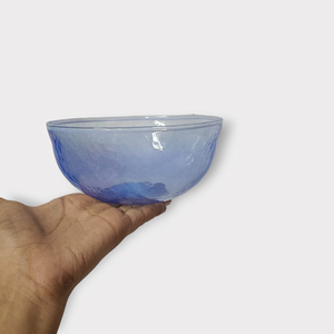 เชิงเทียนทำจากแก้วโซดามะนาวสีฟ้าแบบไล่ระดับสีของอินเดียที่ใส่เครื่องดื่มเป็นมิตรต่อสิ่งแวดล้อมของตกแต่งบ้านทันสมัยโลโก้ตามสั่ง - Product Image 3